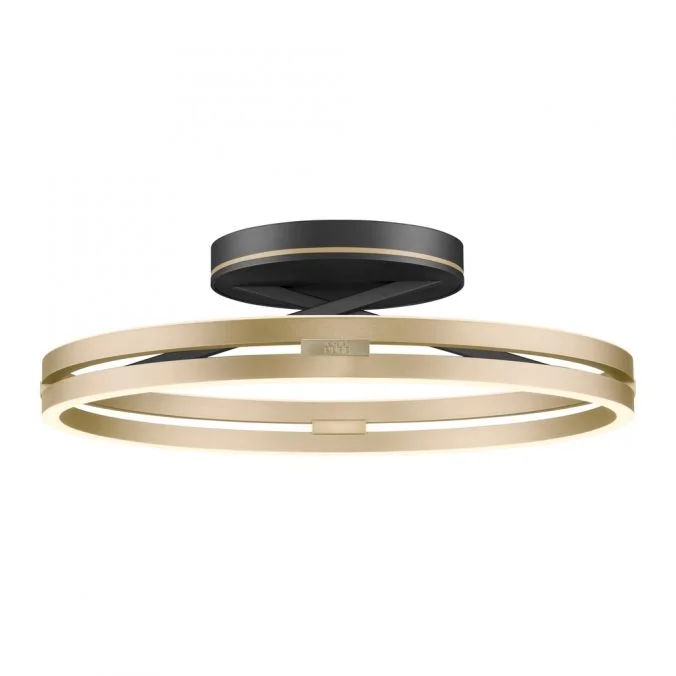 Plafondlamp Paul Neuhaus Pure Loop Zwart Messing Wysoka jakość