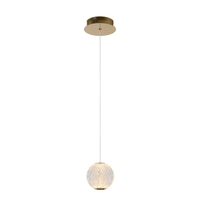 Zamów teraz Hanglamp Lucide Cintra Goud 1Lichts