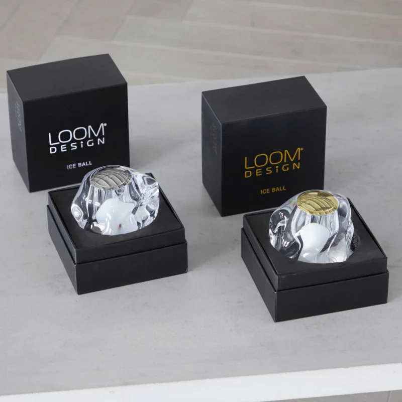 Tylko do końca tygodnia Loom Design Ice Ball Chroom en Messing Oplaadbaar en Dimbaar