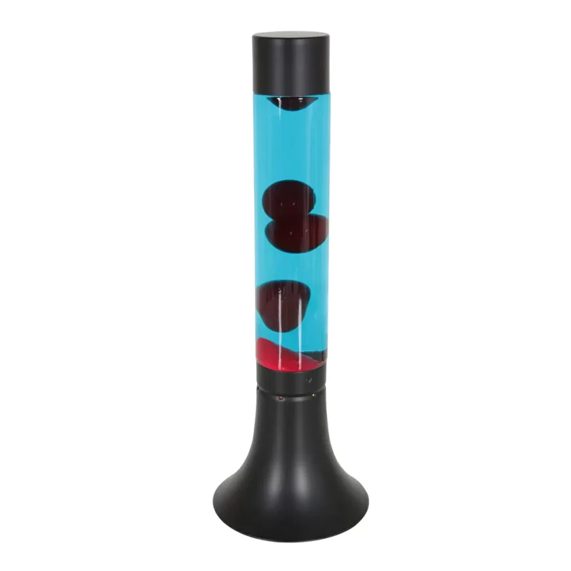 Bestseller Lava Lamp Cilinder Zwart Rood