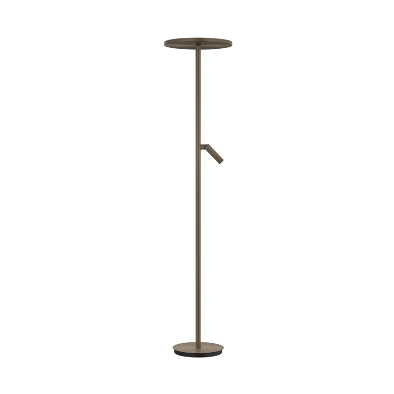 Vloerlamp Bankamp Sky Brons Uplight met Leeslamp Popularny