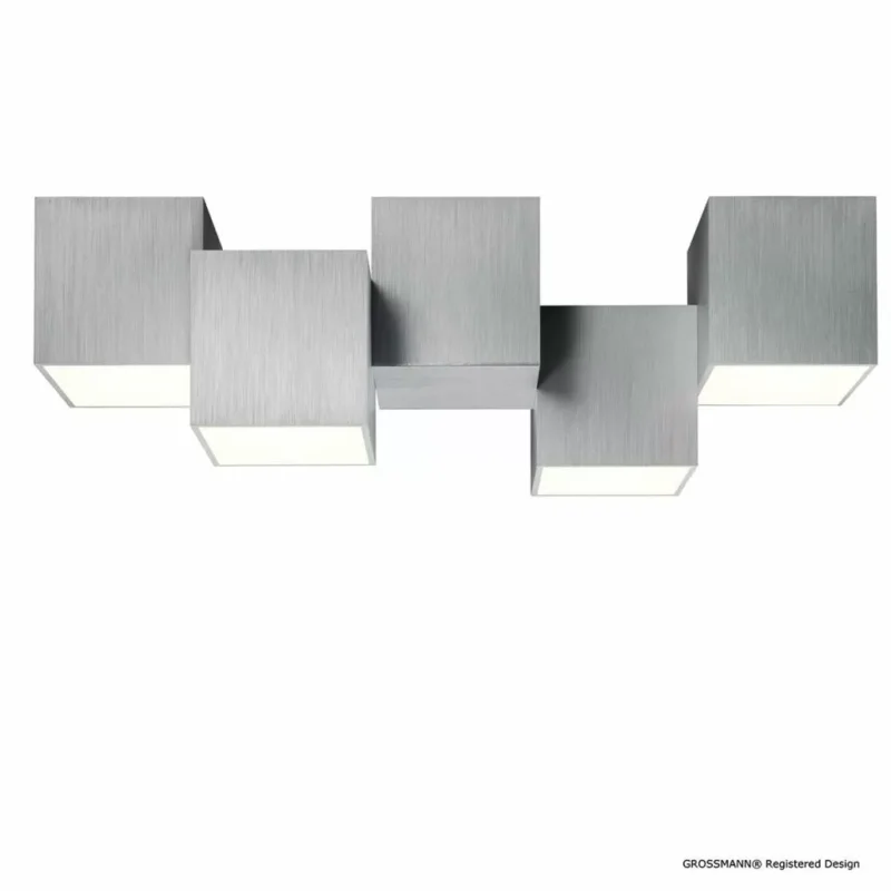 Plafondlamp Grossmann Rocks Aluminium 4L Wysoka jakość