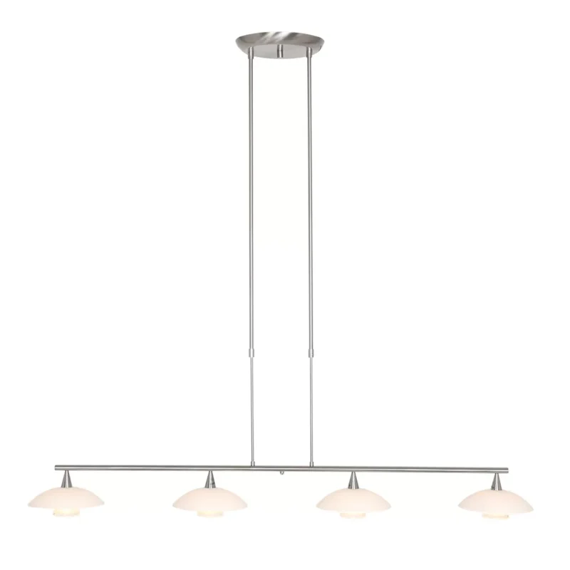 Hanglamp Steinhauer Tallerken Staal 4Lichts Met Dimmer Bezpieczna płatność