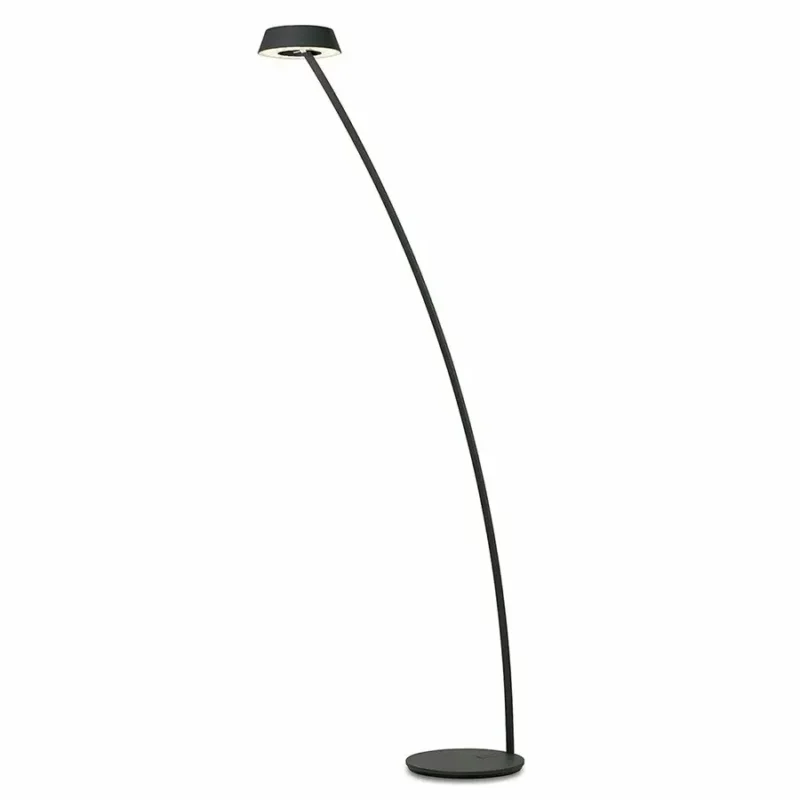 Sprawdź teraz Vloerlamp Oligo Glance Gebogen Zwart