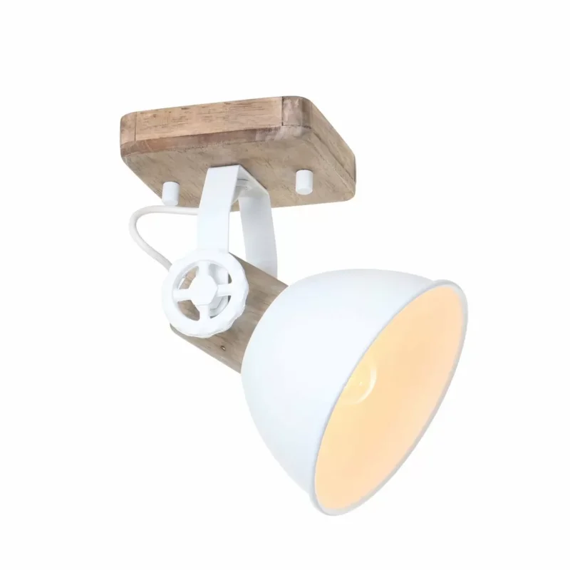 Niska cena Opbouwspot Gearwood Hout Wit Enkel 7968W