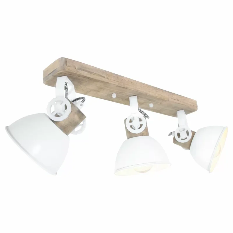 Opbouwspot Gearwood Hout Wit Drielichts 2133W Popularny