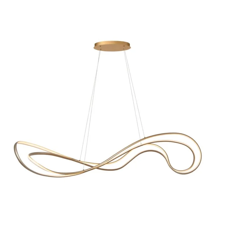 Okazja Hanglamp Lucide Sardana Led Mat Goud