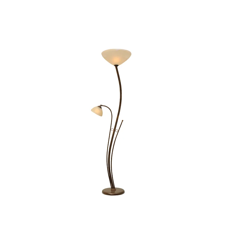 Masterlight Vloerlamp Bolzano 2Lichts Amberglas Dostępne od ręki