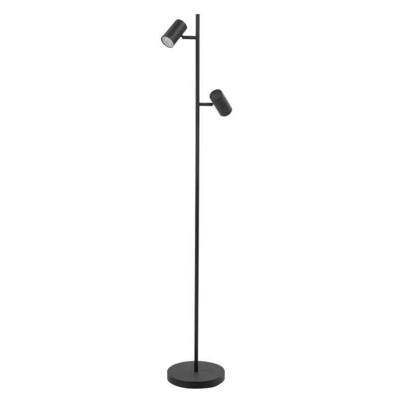 Vloerlamp Highlight Burgos Zwart Dubbel Okazja