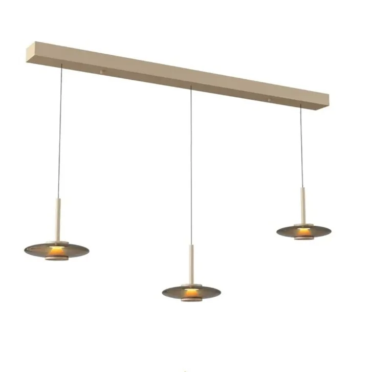 Hanglamp Madison 3Lichts Champagne met Hoogteverstelling Oferta