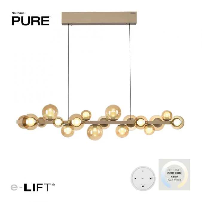 Hanglamp Paul Neuhaus Pure E-Popup Brons in Hoogte Verstelbaar Zamów teraz