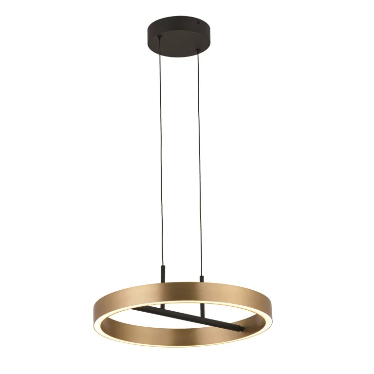 Hanglamp Livello Zwart Goud 60cm Up en Downlight Wysoka jakość