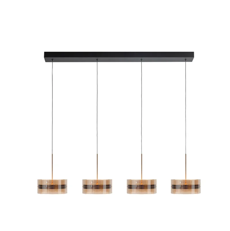 Hanglamp Highlight Enzo Zwart Amber 4L Led Dostępne od ręki