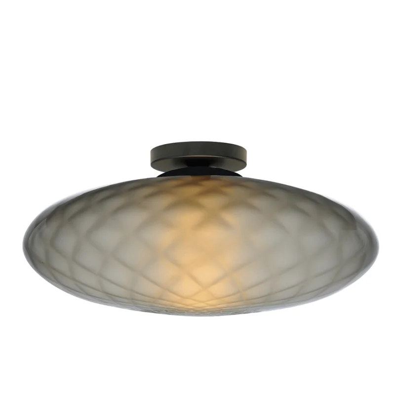 Oferta limitowana Plafondlamp Masterlight Bottega Smoke Glass 40CM