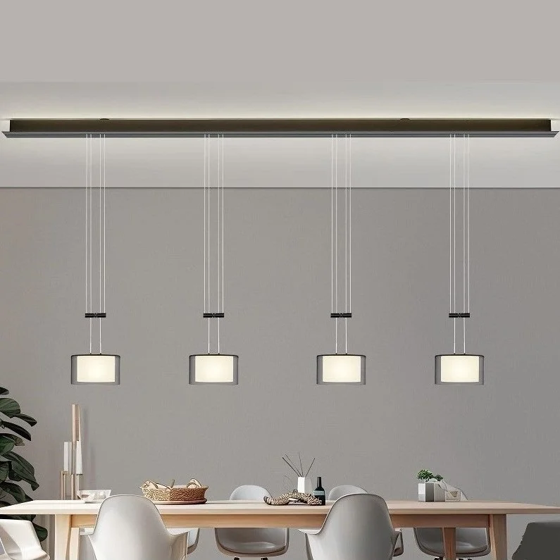 Hanglamp Bankamp Strada2.0 Zwart 4L Rookglas Promocja
