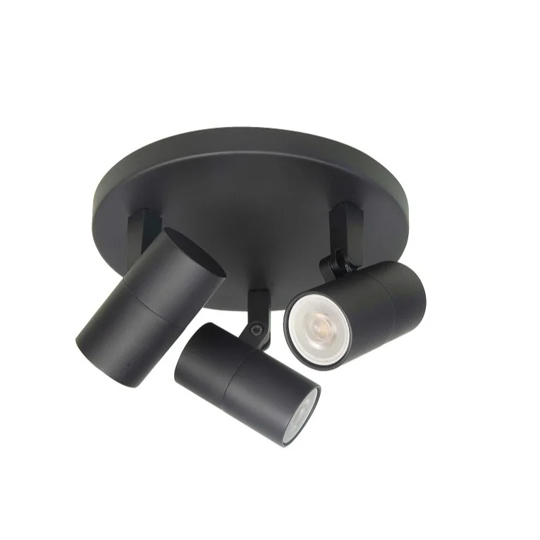Highlight Spot Piccolo 3L Rond Zwart Mini Gu10 Cena promocyjna