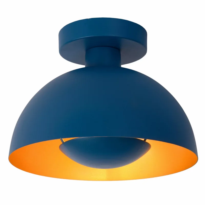 Plafondlamp Siemon Petrol Blauw Nie przegap