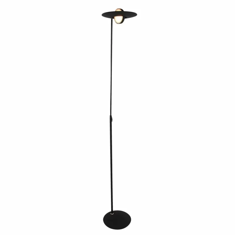 Nowy Vloerlamp Steinhauer Zenith Zwart Uplight