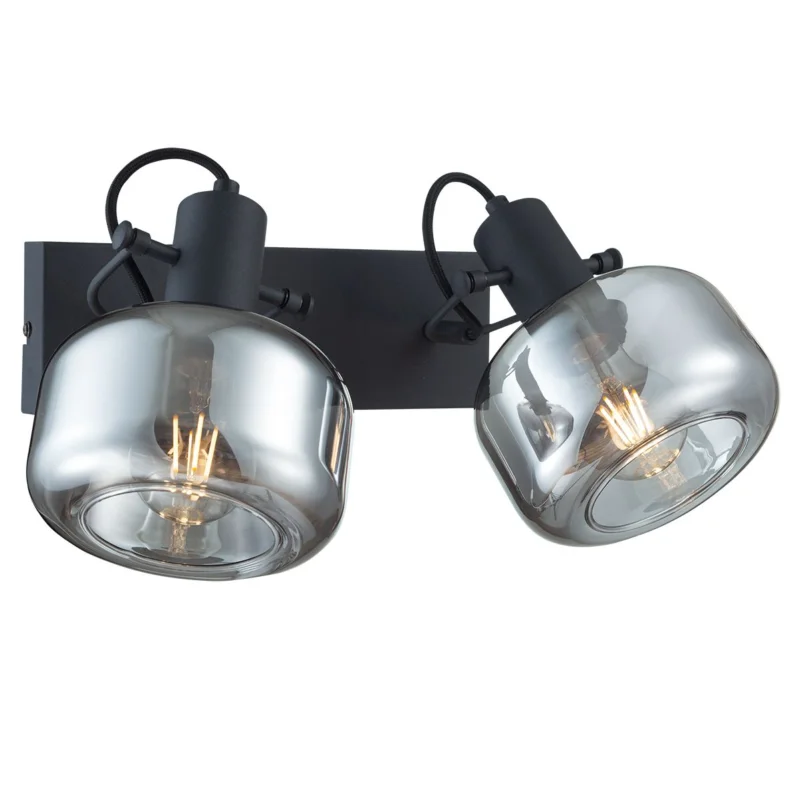 Wybór klientów Wandlamp Steinhauer Glaslic 2L Smoke