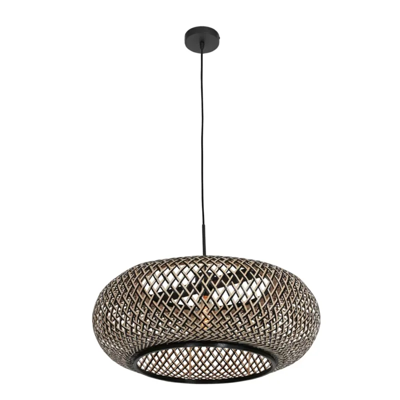 Hanglamp Steinhauer Bamboo Naturel Zwart Hit cenowy