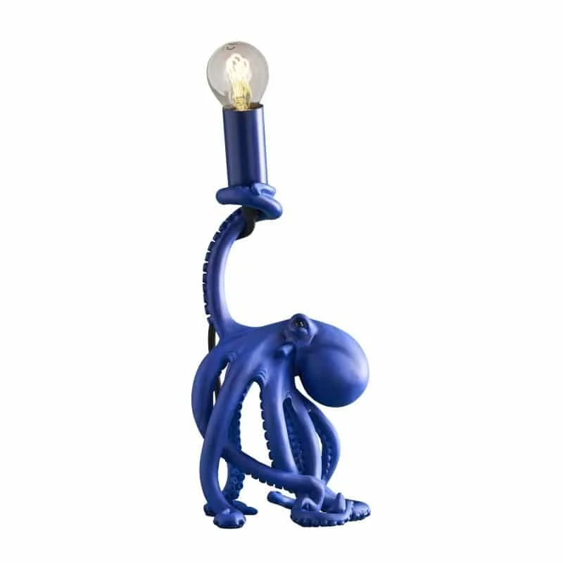 Tafellamp Baby Otto Octopus Blauw Okazja