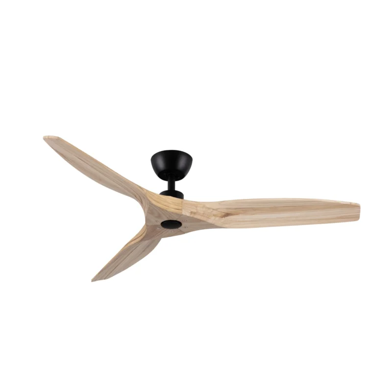 Promocja Plafondventilator Arcadia Zwart Met Houten bladen
