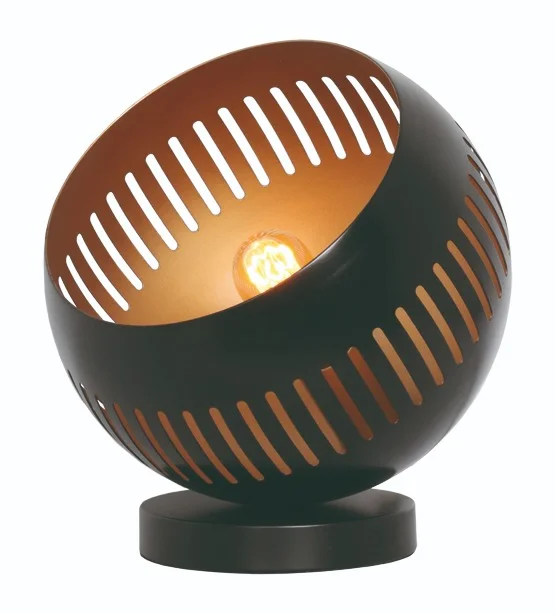 Tafellamp Globo Zwart Goud E27 Kup online