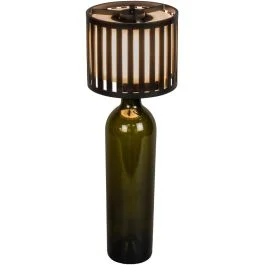 Batterijlamp Fles zwart 29cm Zniżka
