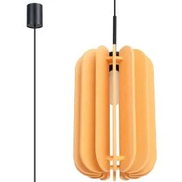 Hanglamp Mula geel vilt 27cm Łatwy zwrot