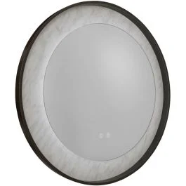 Nowość Badkamerspiegel Luxo zwart 80cm