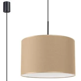 Łatwy zwrot Hanglamp Nevia taupe 40cm
