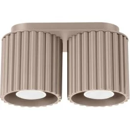 Zamów teraz Plafondlamp Aura taupe 21cm