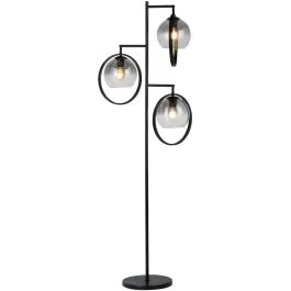 Zamów teraz Vloerlamp Aureol rookglas 165cm