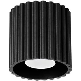 Do wyczerpania zapasów Plafondlamp Aura zwart 10cm