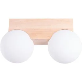 Plafondlamp Bulbo hout 29cm Oferta czasowa