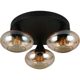 Plafondlamp Divina amber 39cm Bestseller