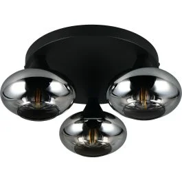 Okazja Plafondlamp Divina rookglas 39cm