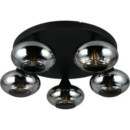 Plafondlamp Divina zwart 49cm Tylko do końca tygodnia