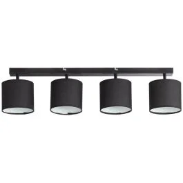 Dostępne od ręki Plafondlamp Sandra zwart 77cm