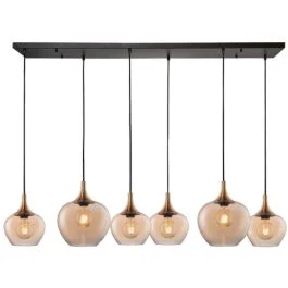 Hanglamp Fresu amber 120cm Łatwy zwrot