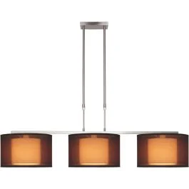 Okazja Hanglamp Tessuto staal 120cm