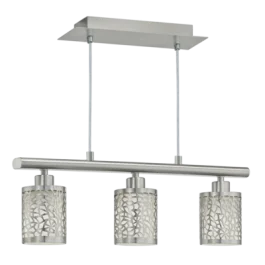 Hit sprzedaży Hanglamp Eglo Almera 1 90074 nikkel 52cm