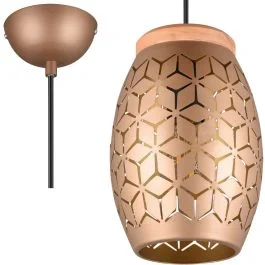 Hanglamp Bidar koffie 15cm Sprawdź teraz