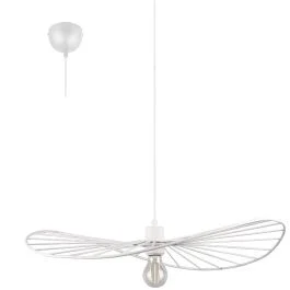 Hanglamp Chapeau wit 60cm Bezpieczna płatność