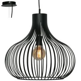Darmowy zwrot Hanglamp Aglio zwart 48cm