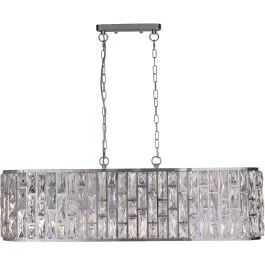 Hanglamp Bijou chroom 100cm Ostatnie sztuki