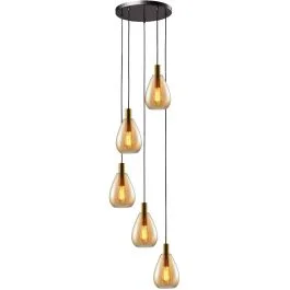 Nie przegap Hanglamp Dorato amber 40cm