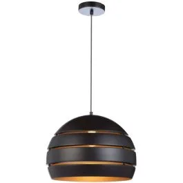 Nowość Hanglamp Djarin zwart 48cm
