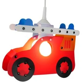 Hanglamp Brandweerauto rood 32cm Wyprzedaż