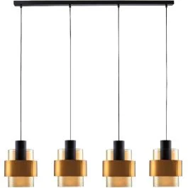 Cena promocyjna Hanglamp Chiasso goud 120cm